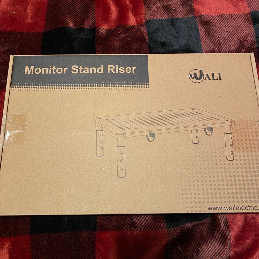 Wali monitor stand riser
